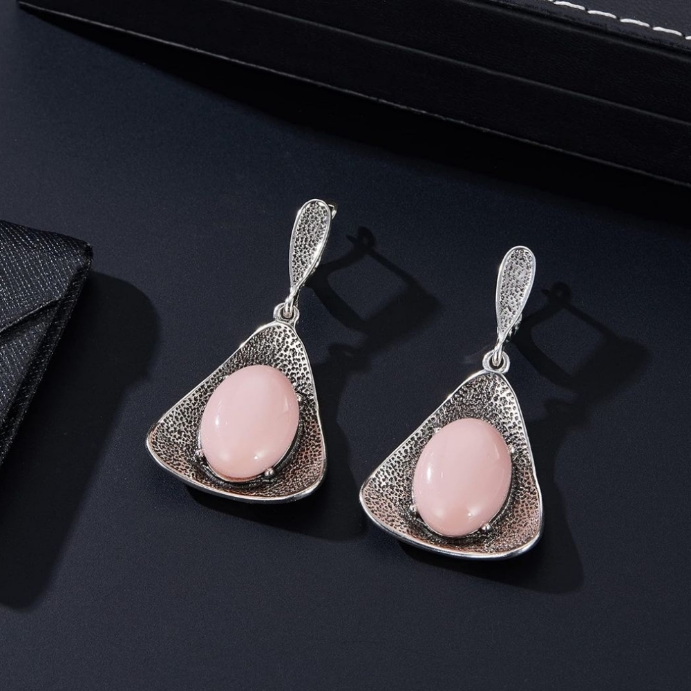 Medieval Triangle Pink Agate Set - image 7